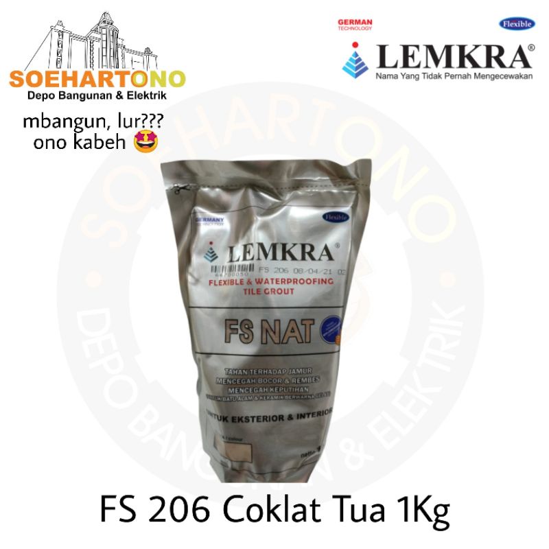 Lemkra FS 206 Nat Coklat Tua