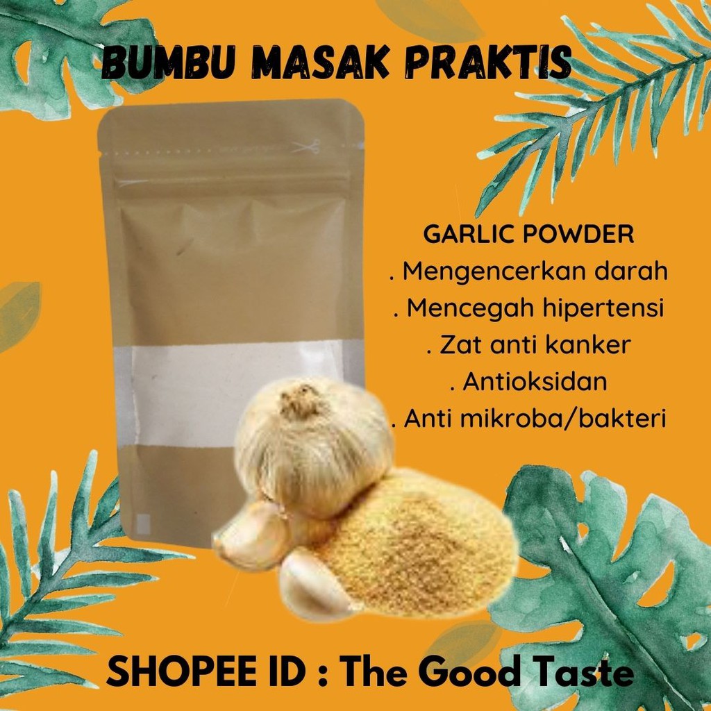 

BUMBU MASAK GARLIC POWDER BUBUK BAWANG PUTIH 50 gram