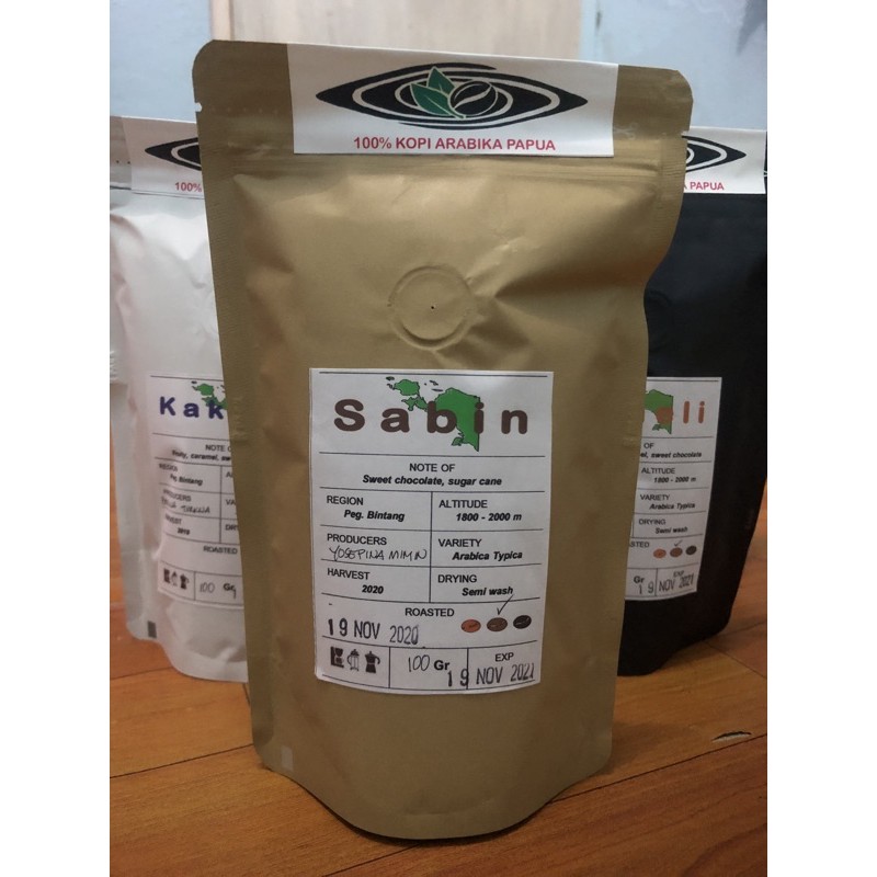 

100% Kopi Arabika Papua. SABIN (Pegunungan Bintang)