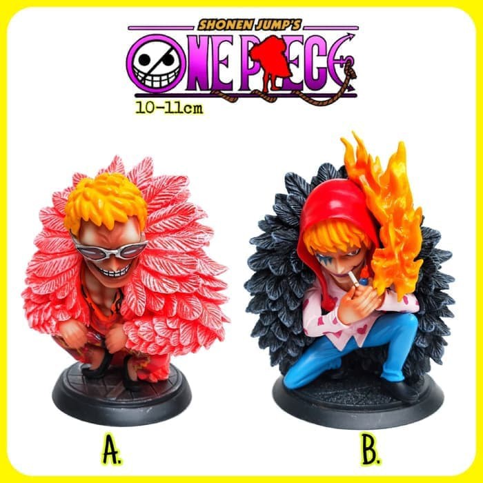 Action Figure ONE PIECE DONQUIXOTE DOFLAMINGO & CORAZON ROSINANTE