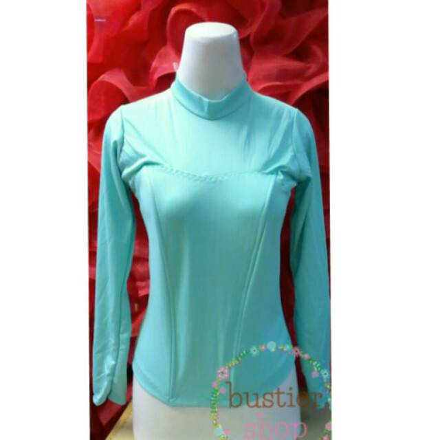 Bustier hijau mint / kebaya / baju wanita / fashion wanita