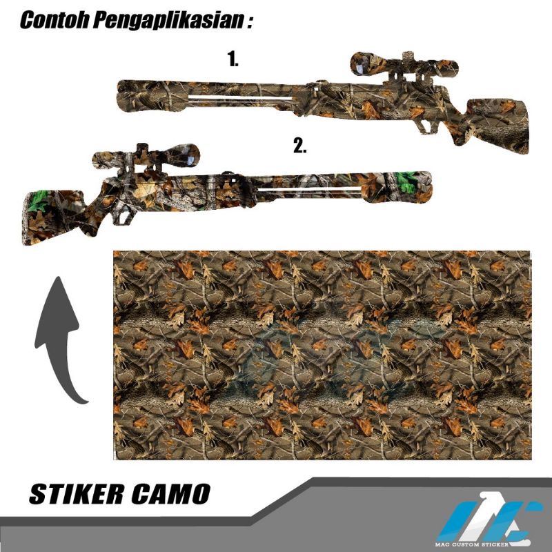 Stiker Camo Senapan angin Reeartri apg Avantage
