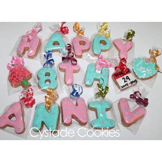 

CYSTADE COOKIES NAMA / ANGKA - KUKIS ALPHABET - KUE HURUF
