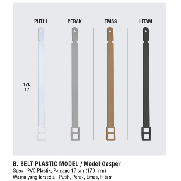 AnekaTool Pengikat Tali Plastik Koper [Belt Strap Model]