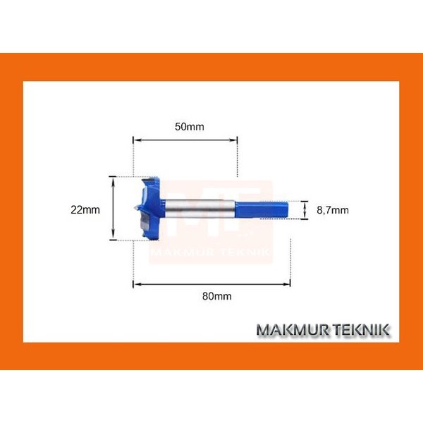 Mata Bor Kayu 22mm - Hole saw