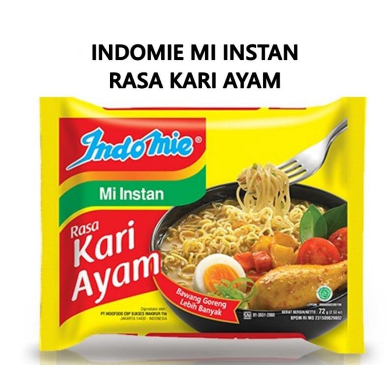 

Indomie Kari Ayam Kemasan 75 Grm