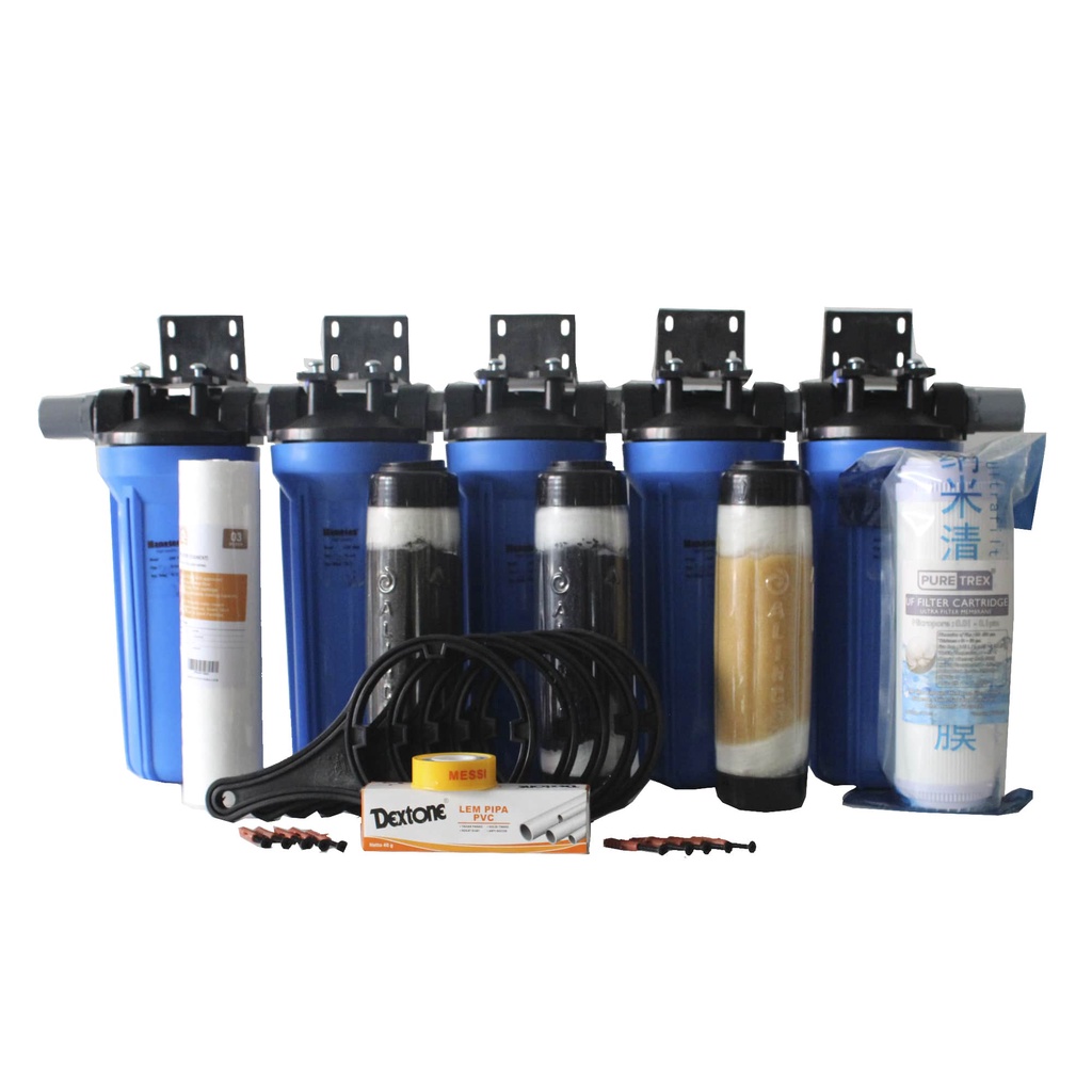 Filter Air Sumur / PDAM / Zat Besi / Berkapur Premium SPIRU - KINNOYAMA