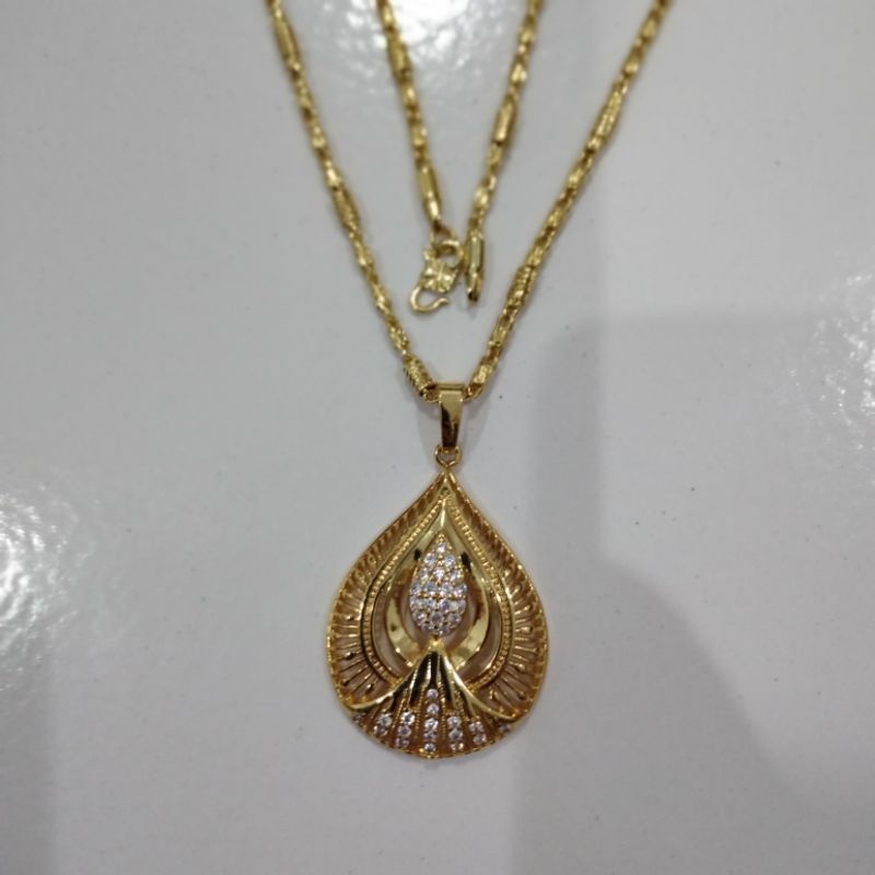 kalung lapis emas 18k