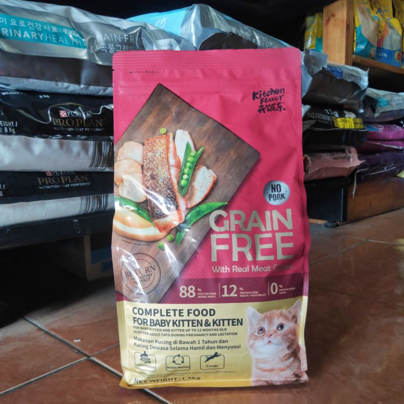 Kitchen Flavor Baby &amp; Kitten 1,5kg - Makanan Kucing KF Baby