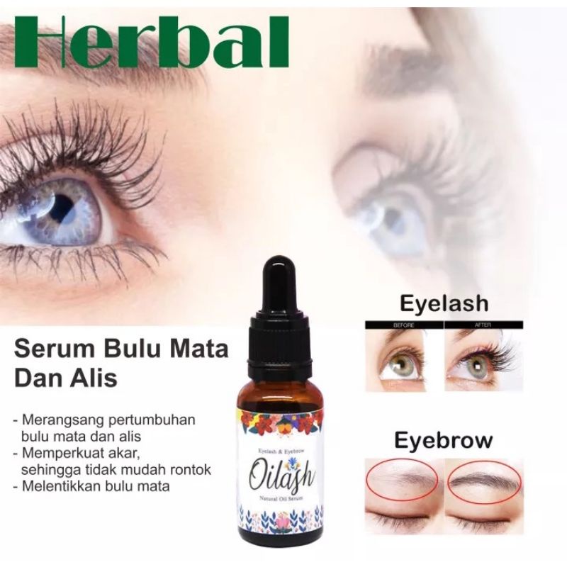 EYELASH AND EYEBROW NATURAL SERUM SERUM PENUMBUH BULU MATA DAN ALIS