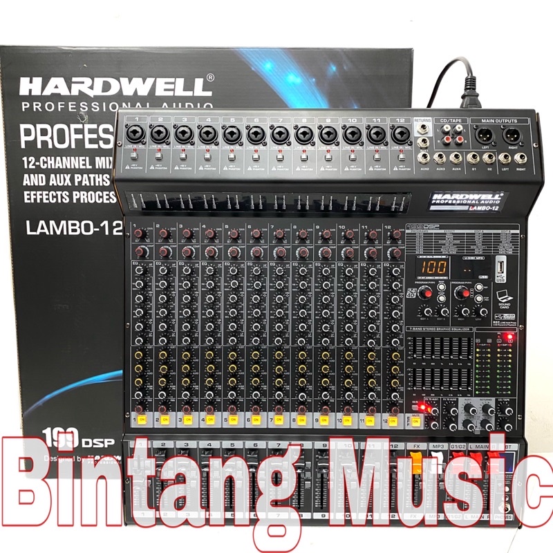 Mixer Hardwell LAMBO12 Original hardwell lambo 12 channel