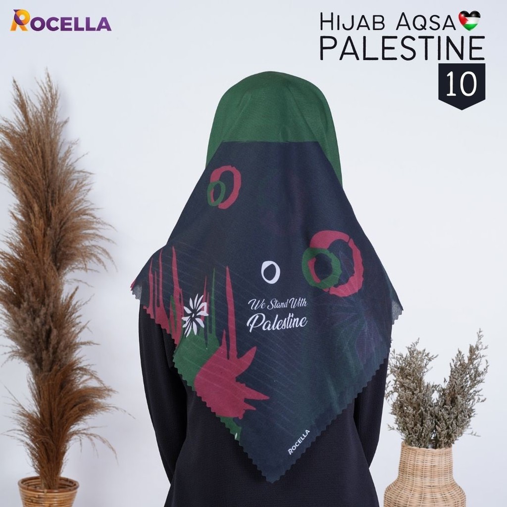 HIJAB AQSA PALESTINA - ROCELLA HIJAB PALESTINE - HIJAB MUSLIMAH