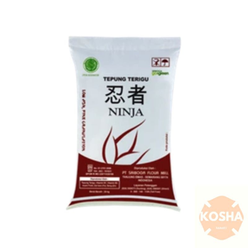 

tepung terigu/tepung ninja 1bag(25kg)