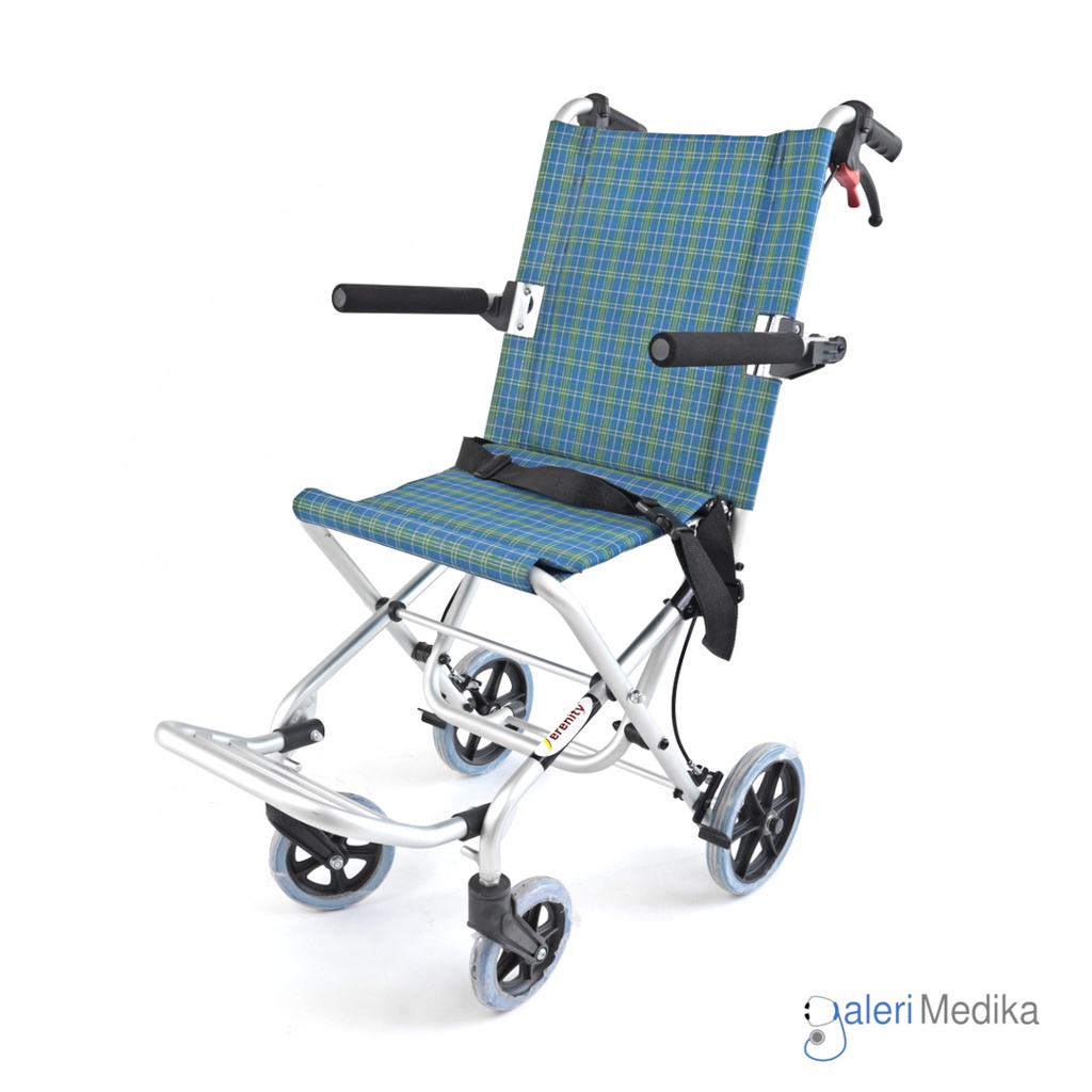 Kursi Roda Travel Serenity SR-388CK / SR388CK / SR 388CK - Bisa Lipat FREE Tas Jinjing