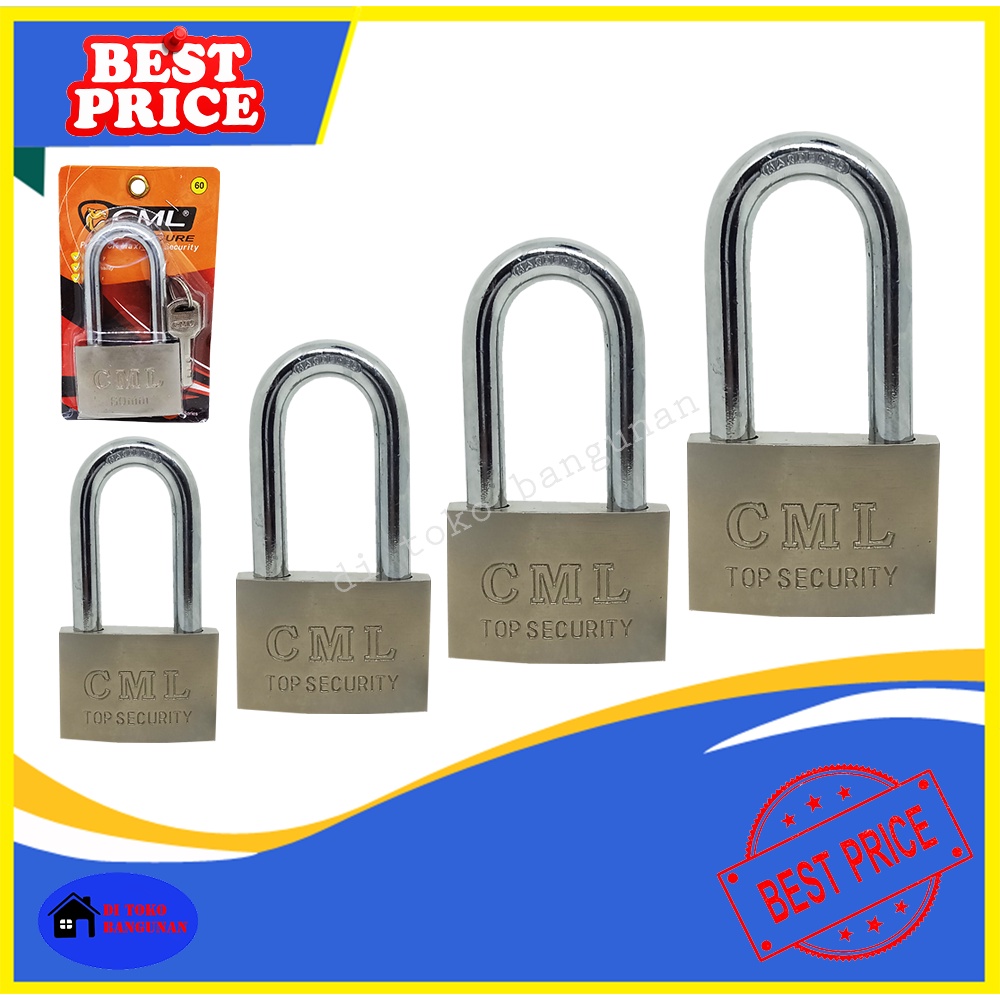 Gembok Nekel Leher Panjang Camel Varian 30MM 40MM 50MM 60MM Gembok Pintu Gembok Pagar Padlock