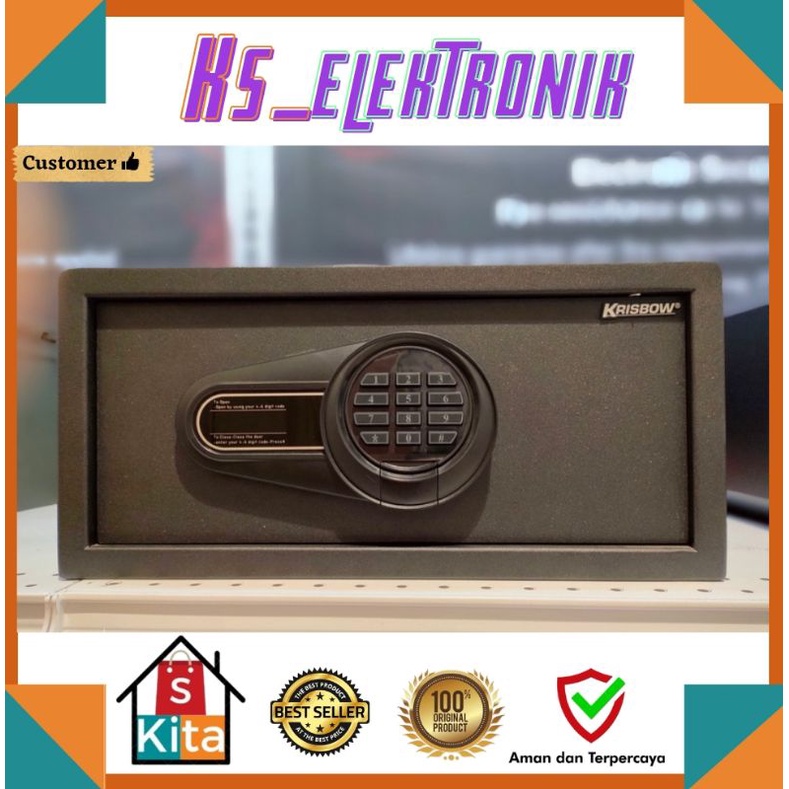 Krisbow Brankas Besi 20Hol brankas digital brankas hotel