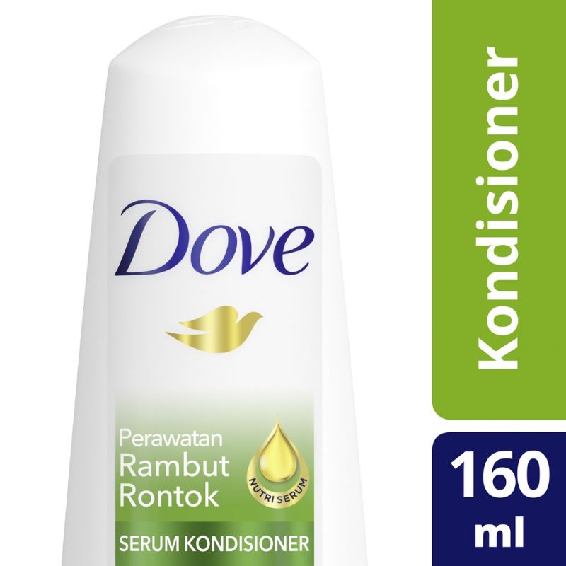 Dove Conditioner Serum Rambut Rontok Dan Rambut Rusak 160 Dan 320 ML