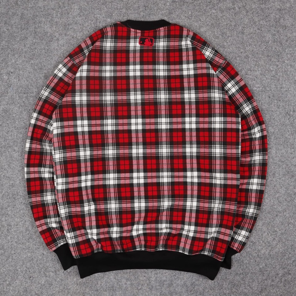 JAKET SWEATER CREWNECK MLB CHECK UNISEX GOOD QUALITY