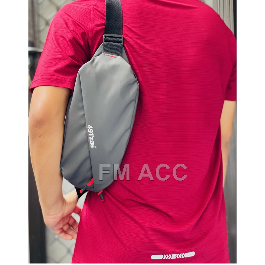 Tas Selempang Pria Tas Model Waistbag Tas Slempang Remaja Keren Terbaru 2021