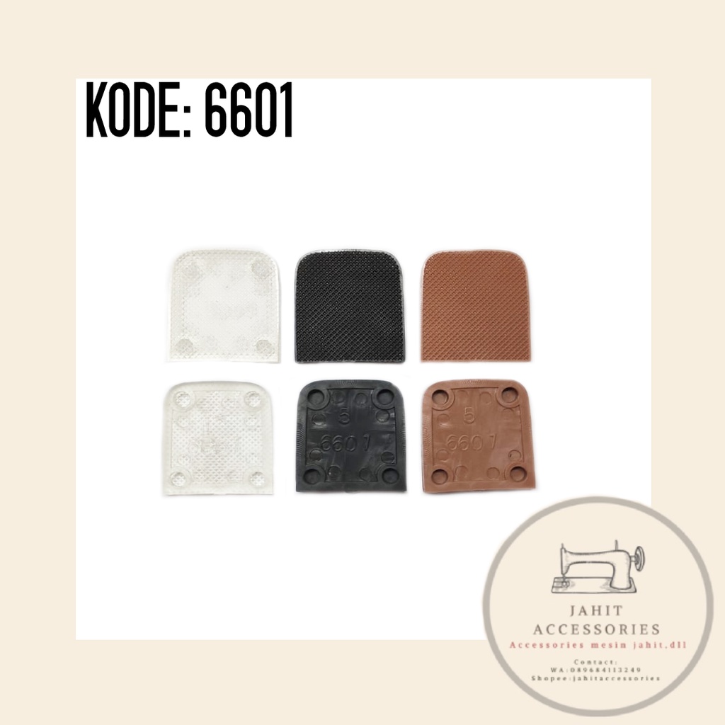 Tutup Alas Hak Kaca Tinggi / Heels (Kode 6601) Heel Tip Perawatan Aksesoris Alas Sepatu Hak Wanita