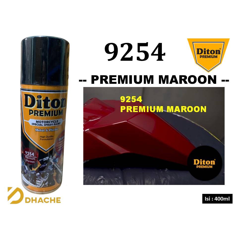 Cat Pilox Diton Premium Yamaha Nmax Premium Maroon 9254 Warna Merah Marun