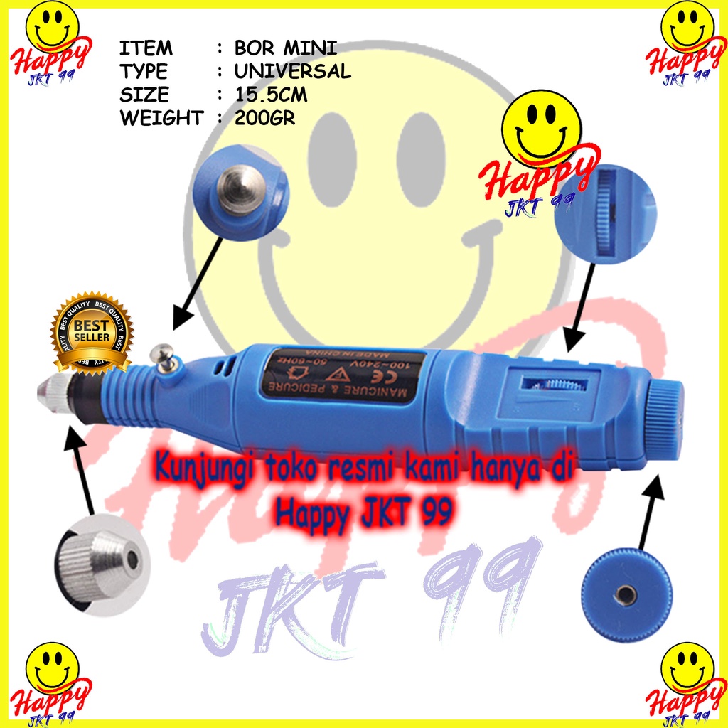 [ HAPPY JKT 99 ] BOR GERINDA UKIR TUNER GRINDER MINI KAISI BOR EMMC ORIGINAL MINI DRILL GRAFIR PCB GRINDA