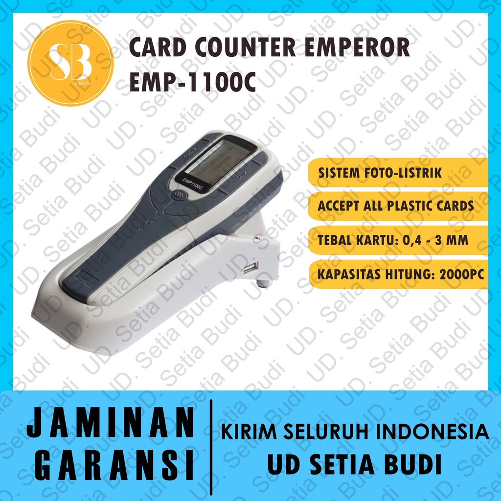 Portable Card Counter EMPEROR EMP-1100C Mesin Hitung Kartu 1100 C