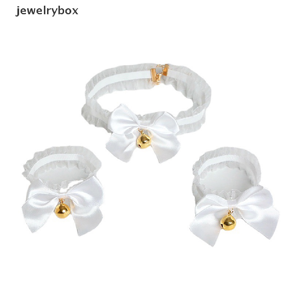 (jewelrybox) Set Bando Telinga Kucing / Rubah / Pita / Ekor / Gelang Tangan / Kalung / Gelang / Cincin Untuk Cosplay Lolita Girl