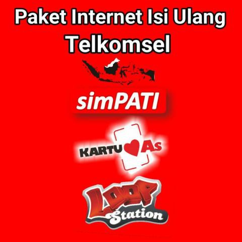 ISI ULANG PAKET DATA TELKOMSEL 2GB 4.5GB 8GB 10GB 12GB 23GB 25GB 50GB