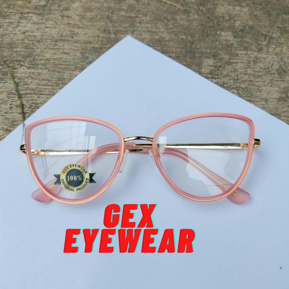 Limited - Frame Kacamata - Vani CAT EYE LENSA PHOTOCROMIC  BLUECROMIC | BLUERAY NORMAL MINUS CYL 985