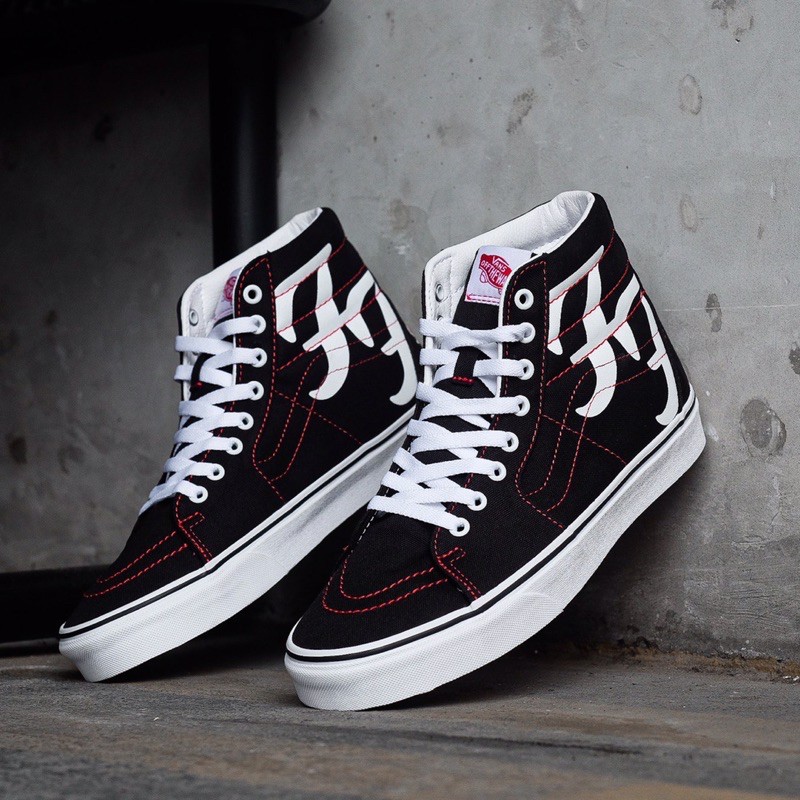 vans sk8 hi foo fighters