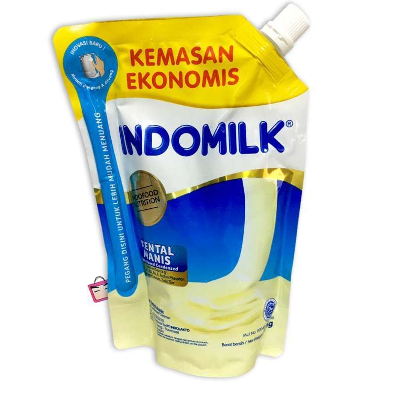 

Indomilk Kental Manis Pounch 545g Putih/Coklat Choco Swiss