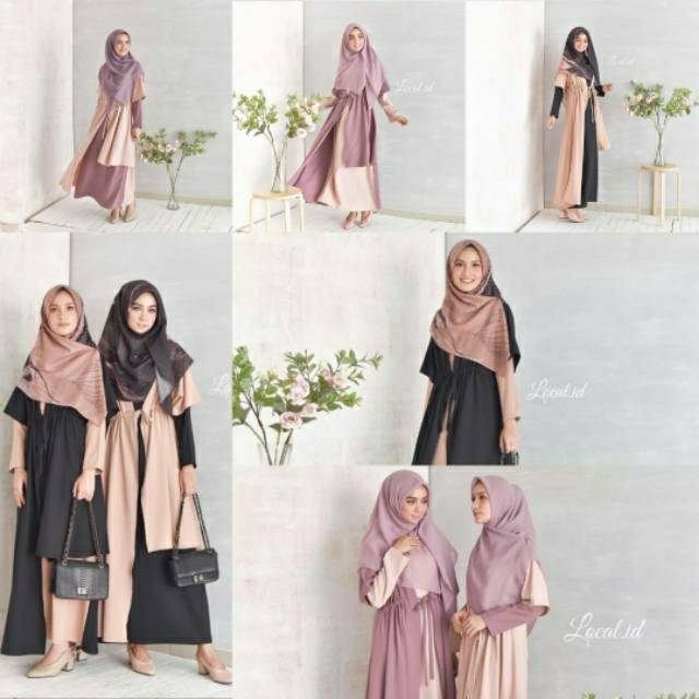 Baju syari terbaru 2018 sedang DISCOUNT/ RUNA DRESS