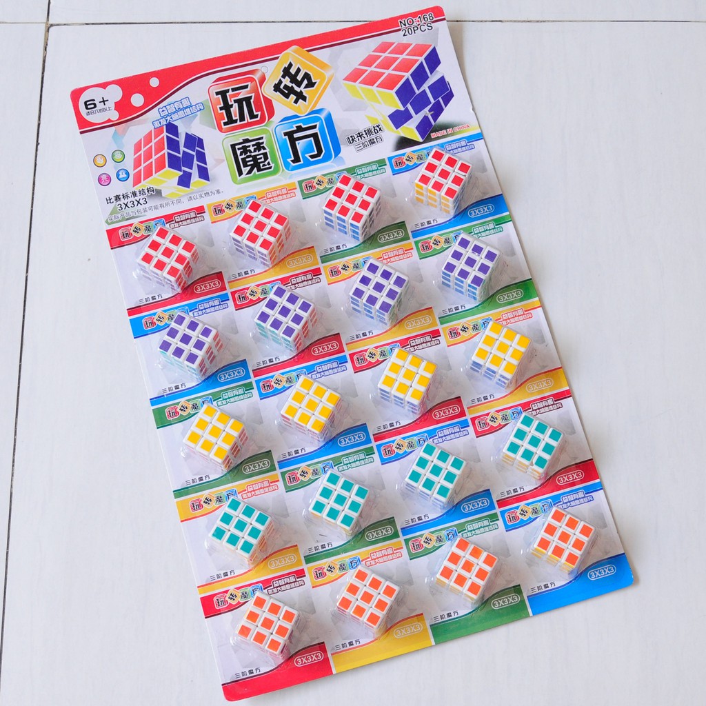 Mainan Rubik Cube 3x3 Kecil hadiah HM0077