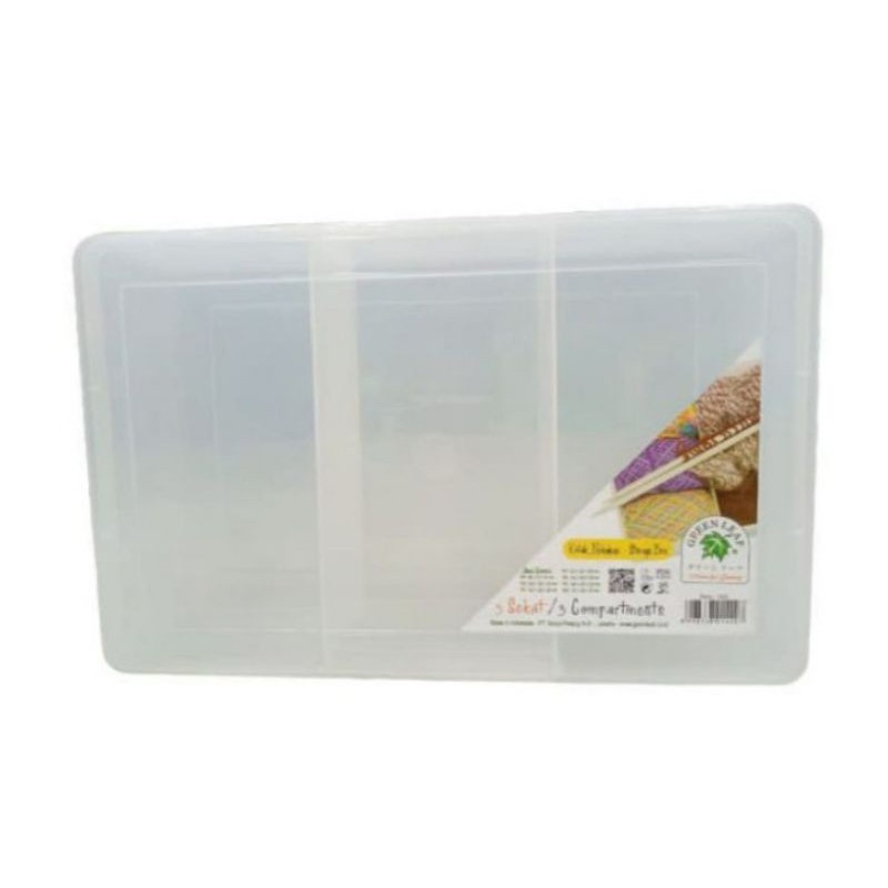 Green Leaf 1420 Kotak Perkakas Plastik Reiko Storage Box Spare Part 3 Sekat Container