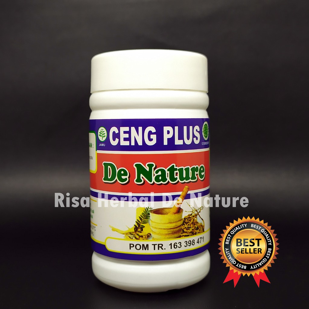 KAPSUL HERBAL CENG PLUS OBAT PENAMBAH STAMINA PRIA DE NATURE