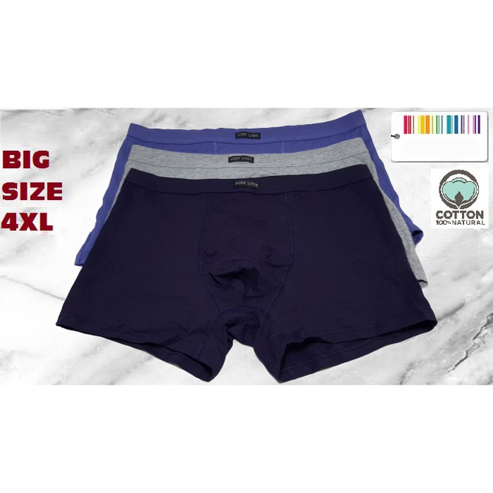 Rafarah Celana Dalam BOXER Pria BIGSIZE Import / Boxer Jumbo Import Murah