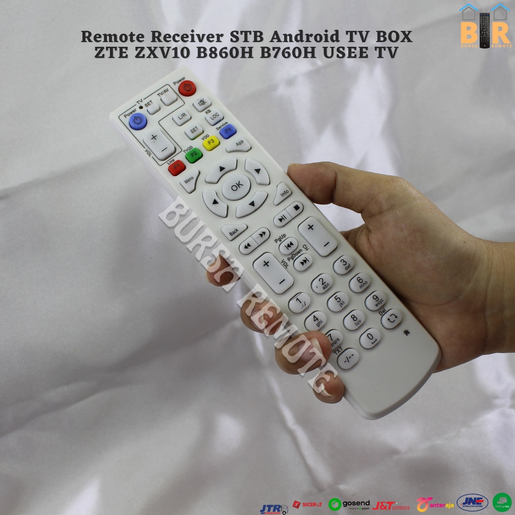 Remote Receiver STB Android TV BOX ZTE ZXV10 B860H B760H Indi MNC PLAY Speedy TV ZTE My republic v5 v4