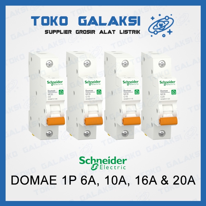 Jual Schneider Mcb Domae P A A A Dan A Ka Circuit Breaker