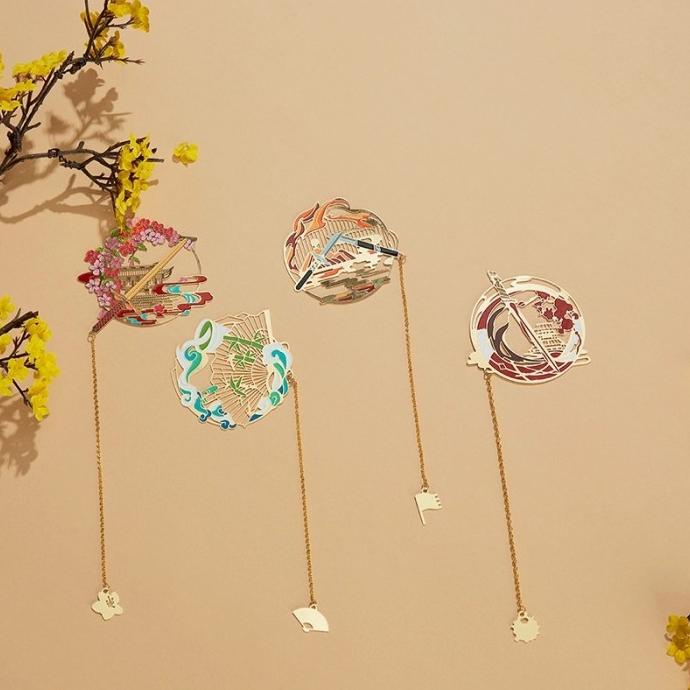 

Office & Stationery | Document Organizer | Official Manhua Merch Tgcf Enamel Bookmark | Best Seller