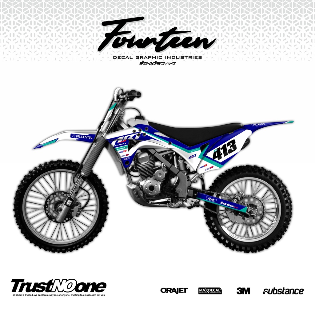 STICKER DECAL KLX GORDON -  DECAL BODY GORDON / STRIPING KLX GORDON