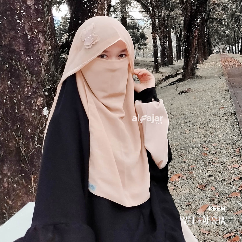 CADAR NIQOB BANDANA Veil Falisha Dua Layer by Alfajar