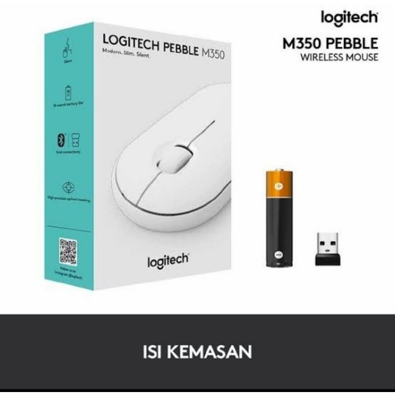 Logitech Pebble Wireless Bluetooth Mouse M350 - Rose