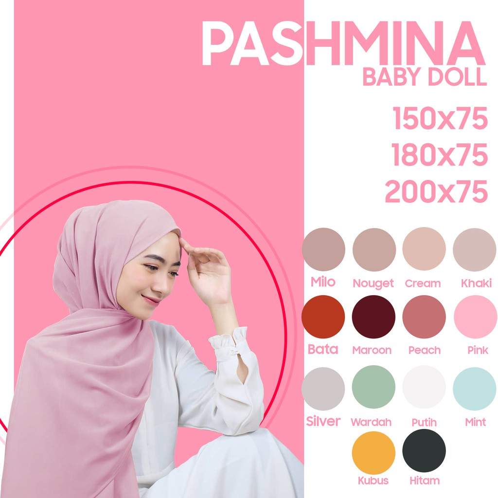 HIJAB PASHMINA CERUTY BABY DOLL - YELONIX