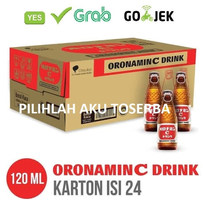 Oronamin C Drink - 120 ml 1 Karton 24 Botol (KHUSUS Sameday &amp; Instant)