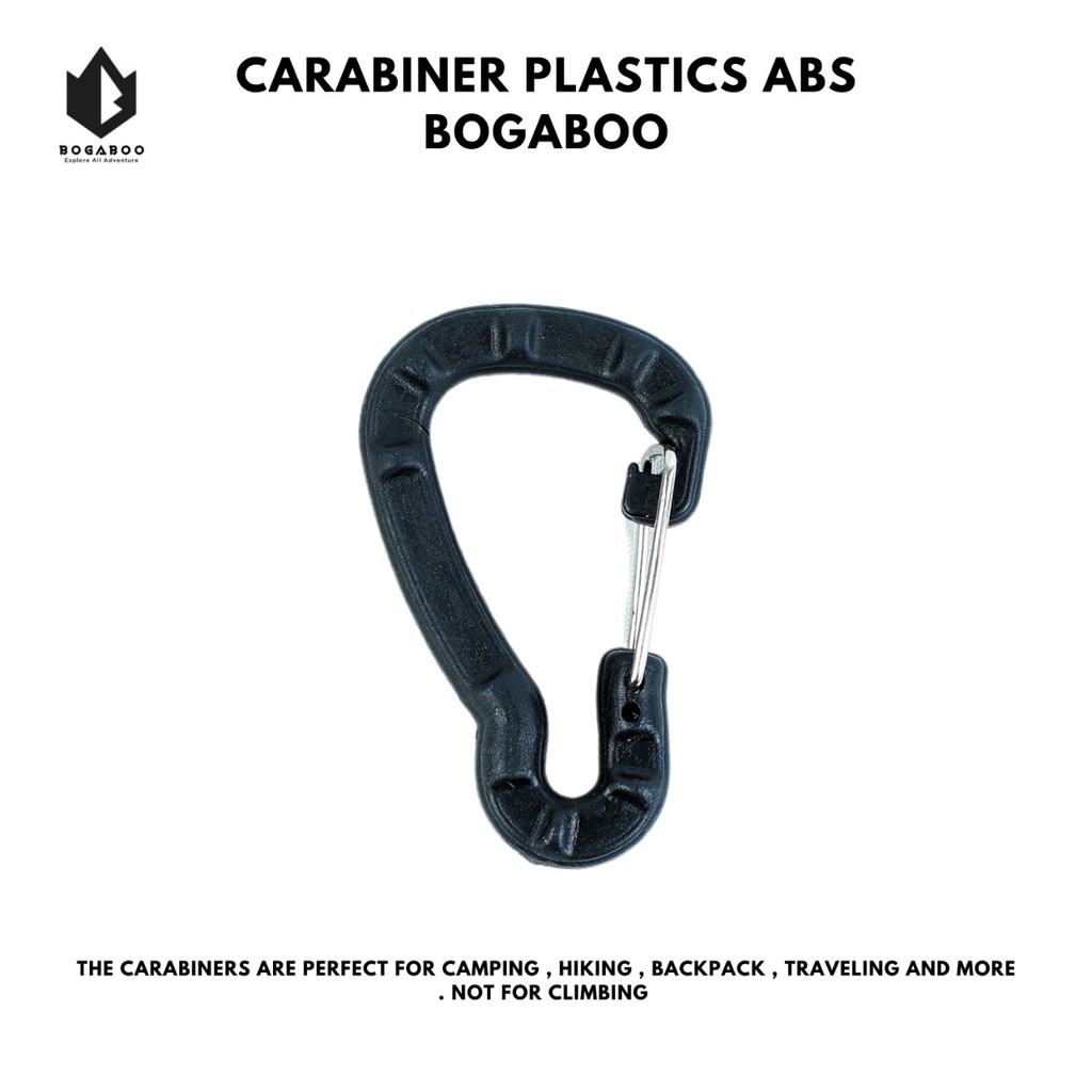 carabiner Plastik - ACC - carrabiner platics ABS - carabiner gantungan snap clip lock - gantungan kunci