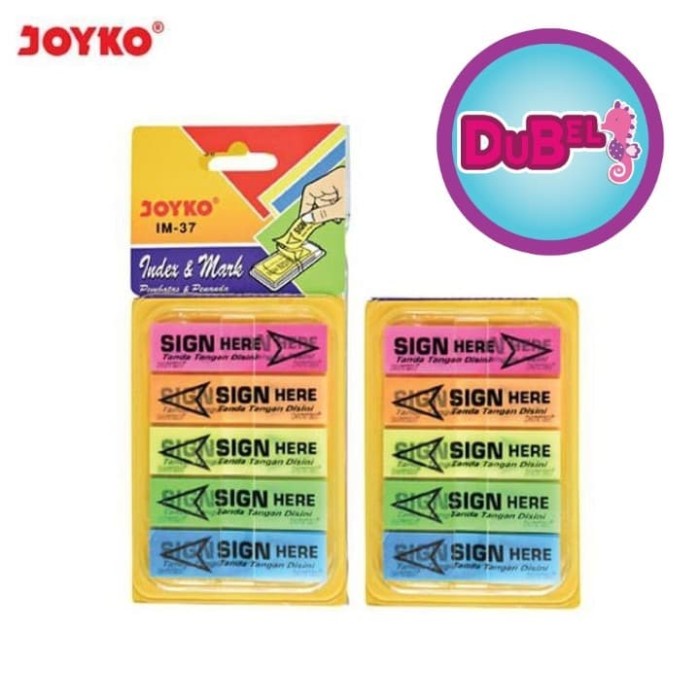 

Hari Ini Index Memo / Pembatas / Penanda Im-37 Sign Here Joyko Limited