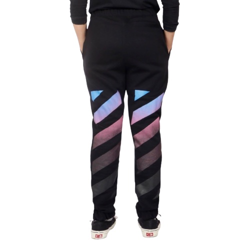 Celana Jogger OFF WHT GRADIENT / Jaket Varsity Pria / Jaket Varsity Wanita Available M L XL Casual Good Brand Quality (Fulltag) Realpict