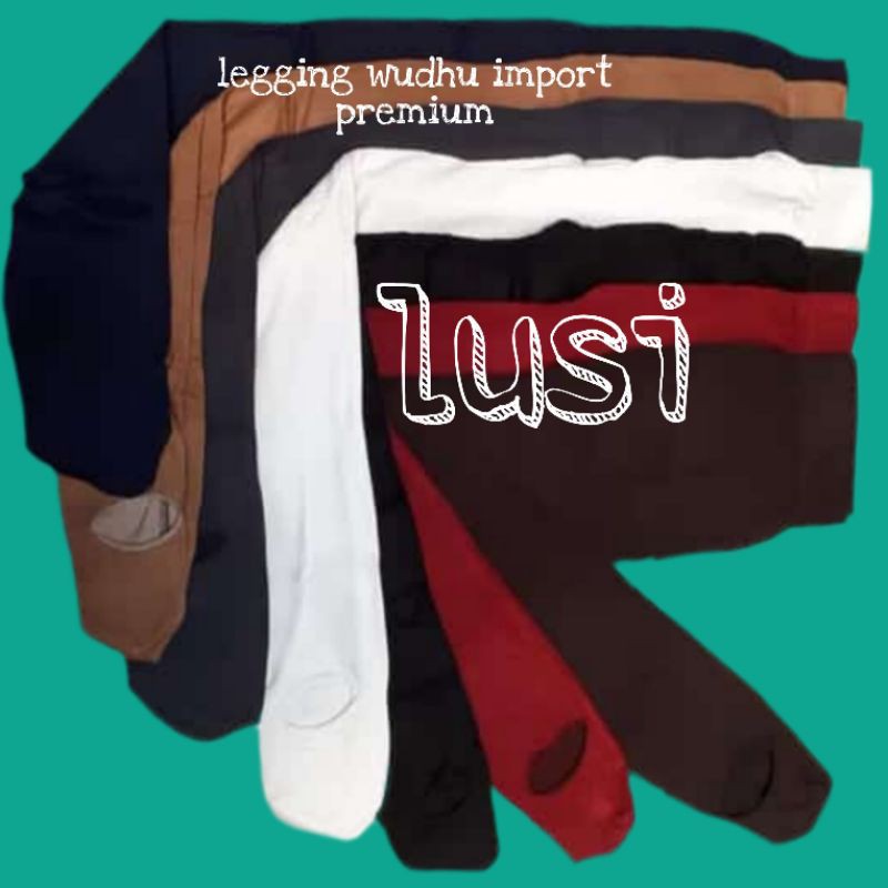 Legging wudhu import ukuran all size.