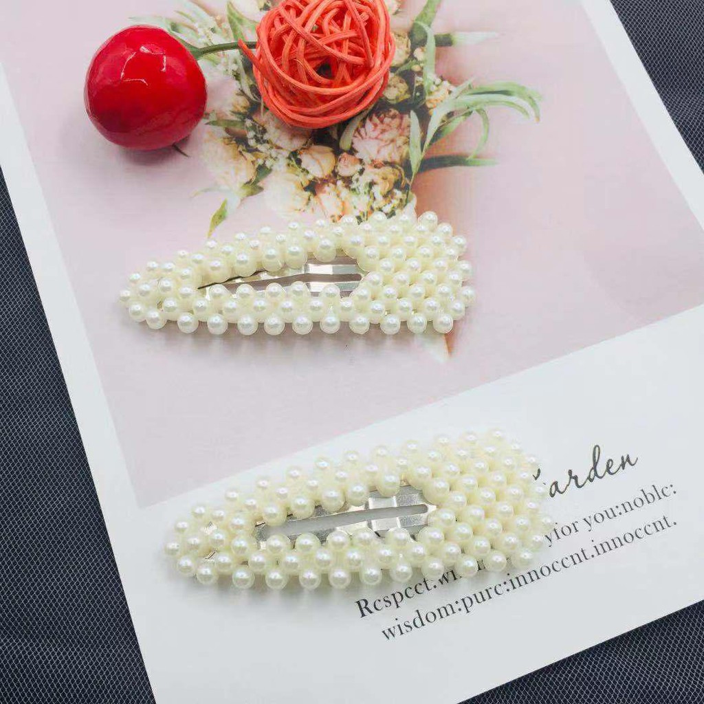 Trixie Pearl Hairpin Hair Clip Import Korean Premium Jepit Mutiara